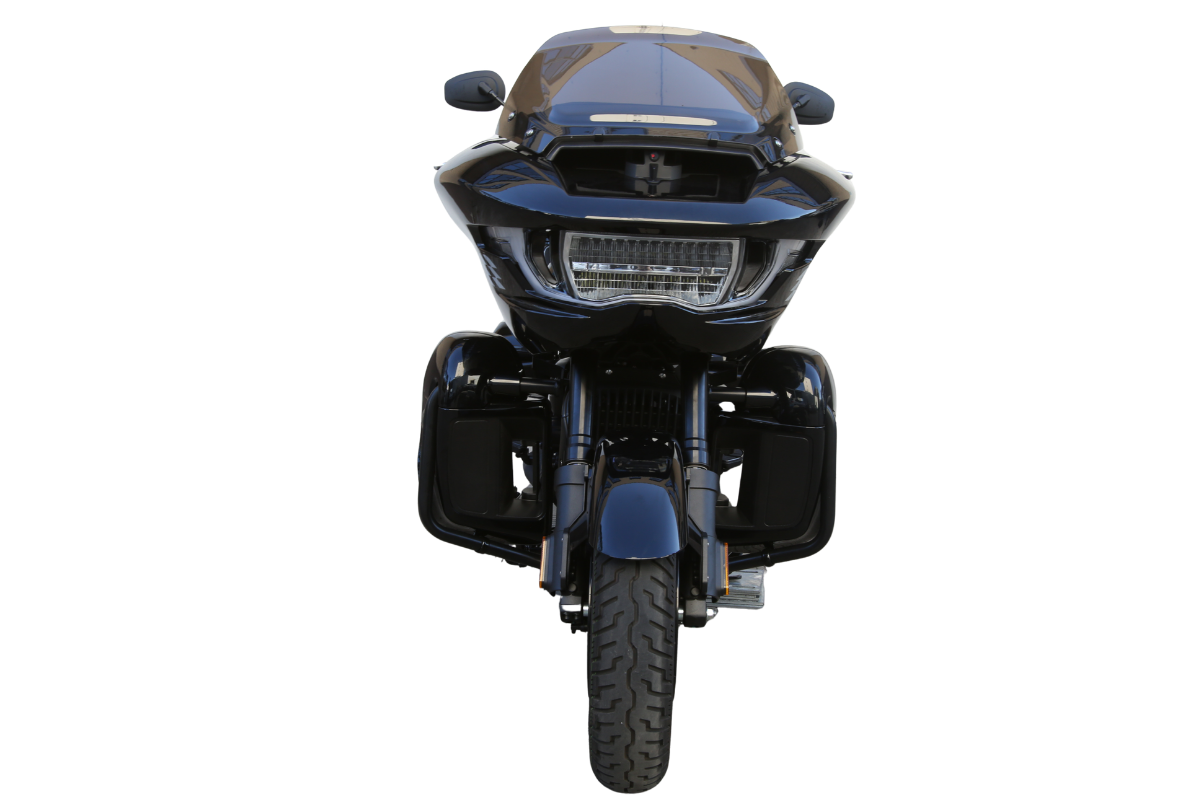 Jonway Roadster 800 bagger vista frontal con carenado